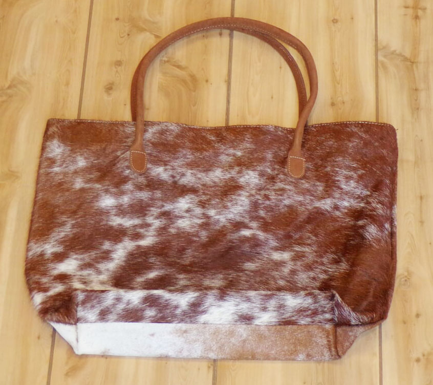 Cowhide Leather Tote Full | Terra Leather