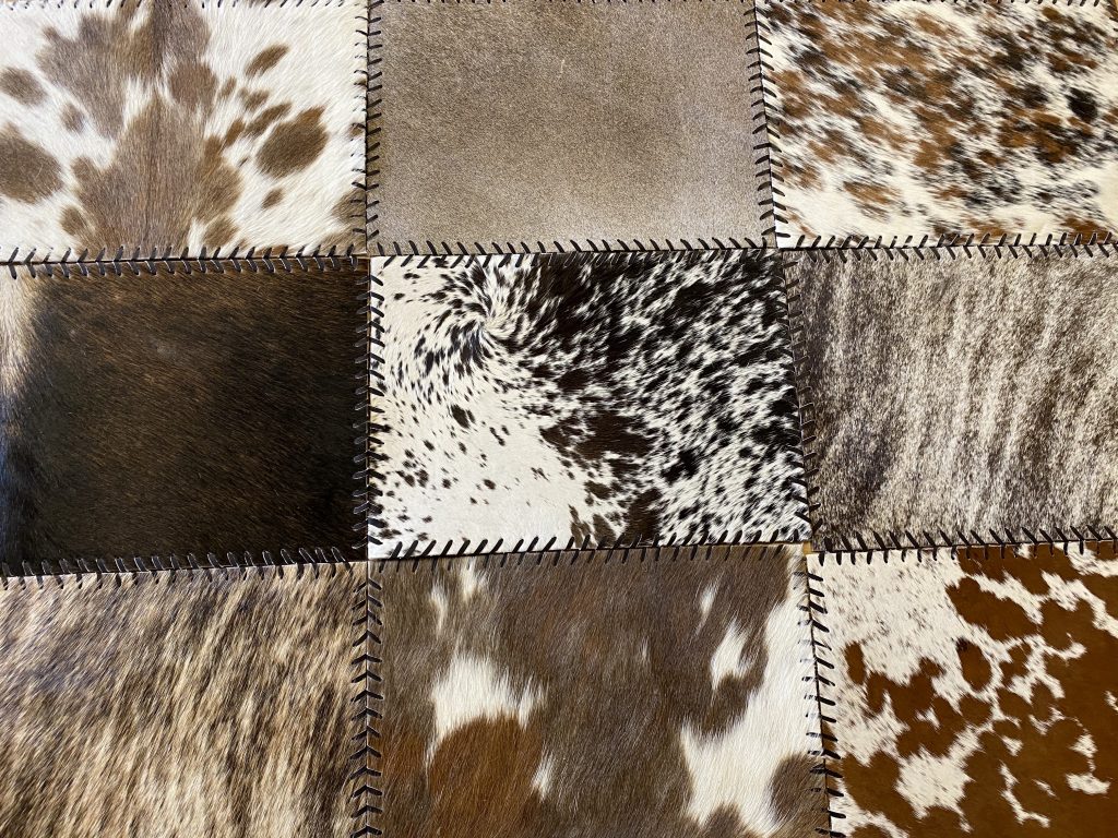 Plain Laced Placemats Terra Leather